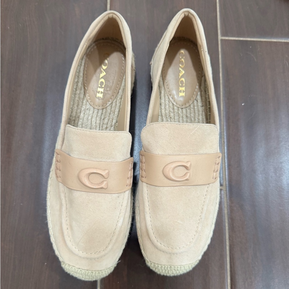 COACH Women's Camilla Logo Espadrille Flat Loafers